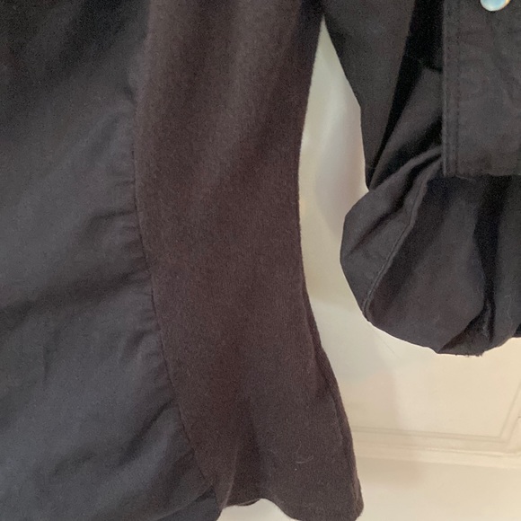 ❤️‍🔥5/20$ ZAC&RACHEL💫 Women’s Black Button-Up Collar Dress Shirt - Picture 6 of 8